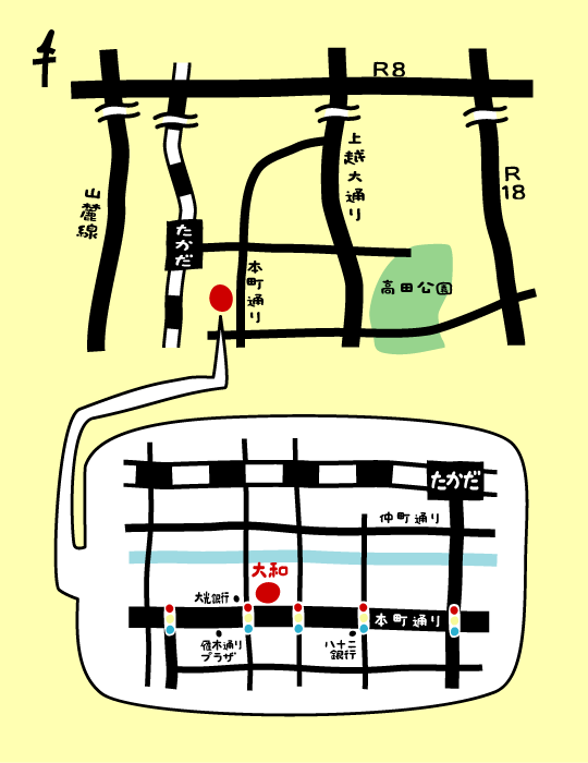 カルチャースクール「學be屋」への地図